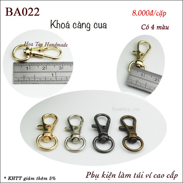 Khóa càng cua cao cấp ba022