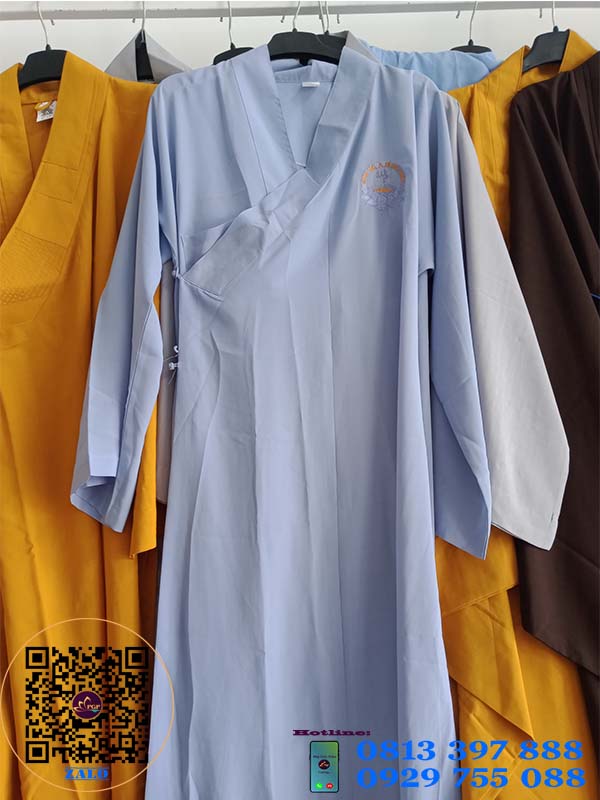 Áo Tràng Silk Phật Tử (vải siêu mát)