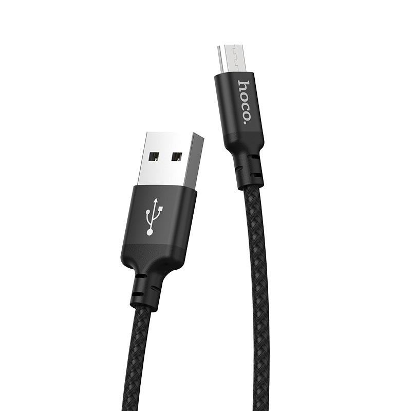 Cáp sạc dây dù Hoco X14 dài 2M - cổng Lightning - Nhat Tin Authorised Store