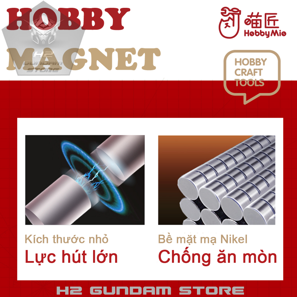 [Hobby Mio] Nam châm vĩnh cửu chuyên custom mô hình Hobby Magnet