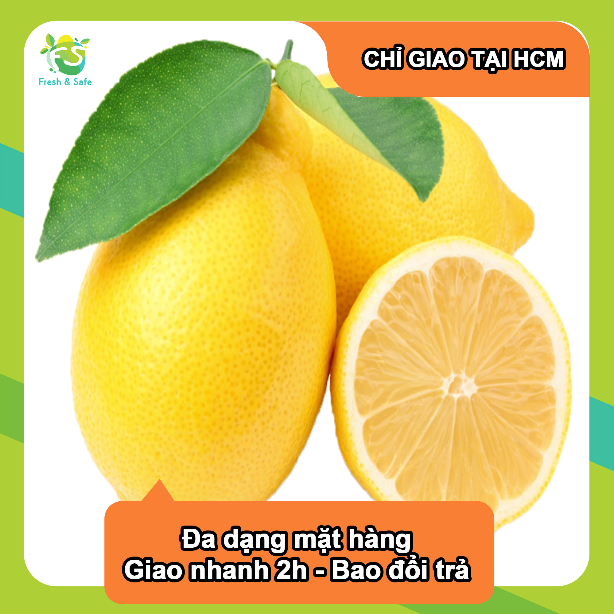 [Chỉ Giao HCM] Chanh Vàng Nhập Khẩu - 500g