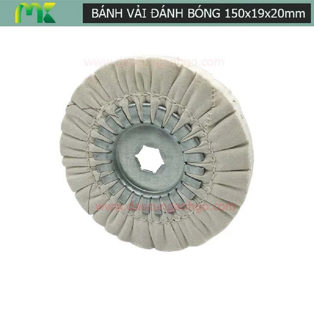 Bánh vải đánh bóng máy dán cạnh