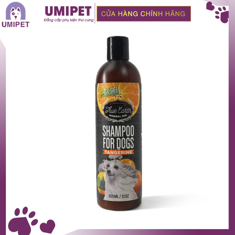 Sữa tắm True Earth dưỡng lông hương cam ngọt 355ml cho chó - không chứa paraben