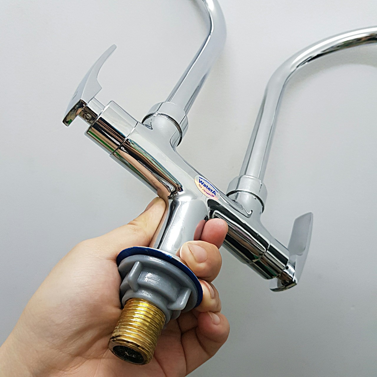 [Q.Tân Bình] Vòi rửa chén bát đôi,vòi rửa chén 2 cần thau xịn