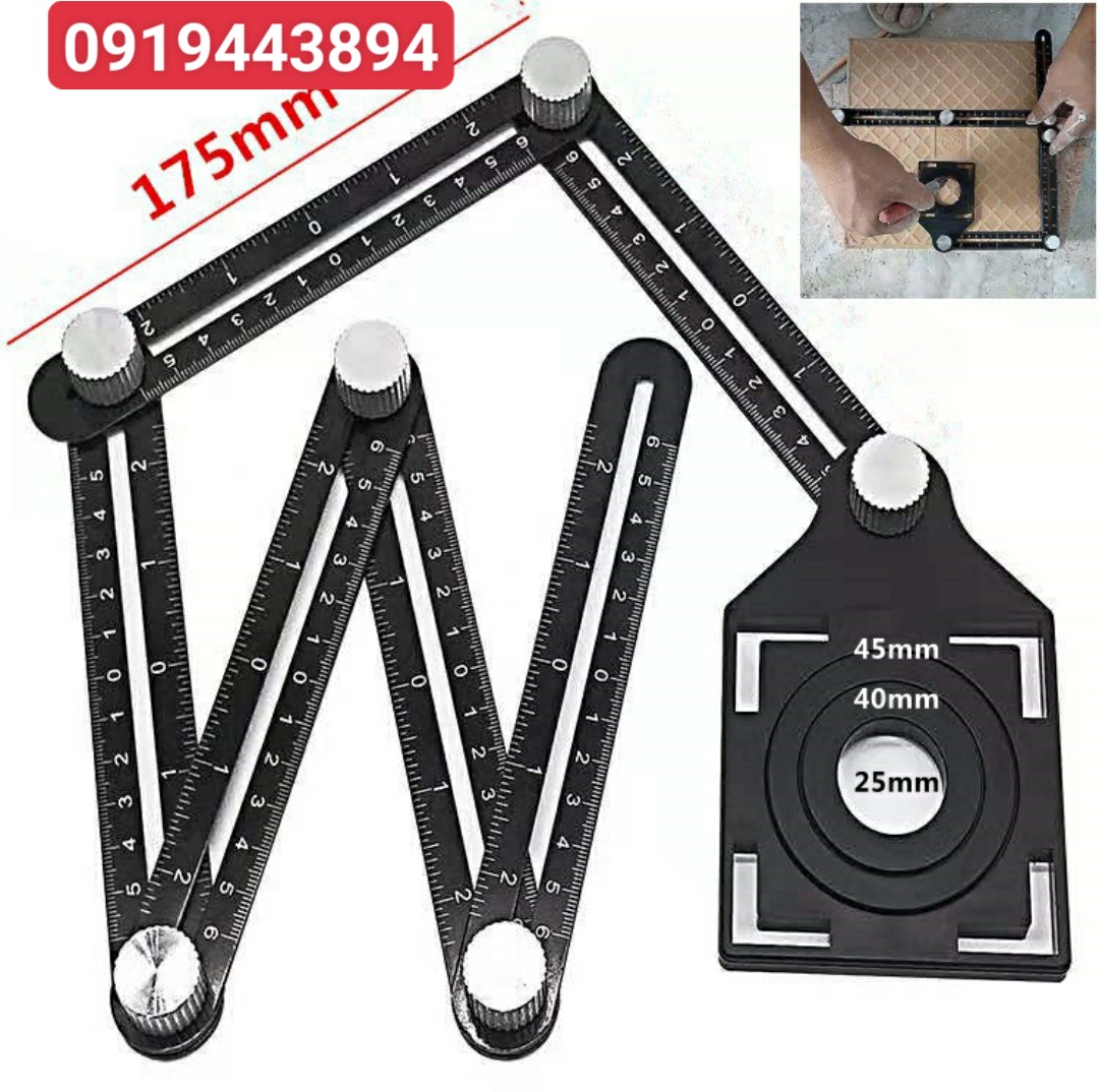 Thước đo góc - Thước lấy dấu gạch cực chuẩn