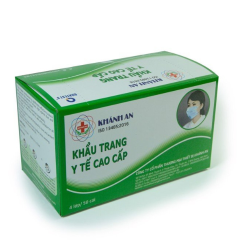 Khẩu Trang Y Tế Cao Cấp 4 Lớp Khánh An