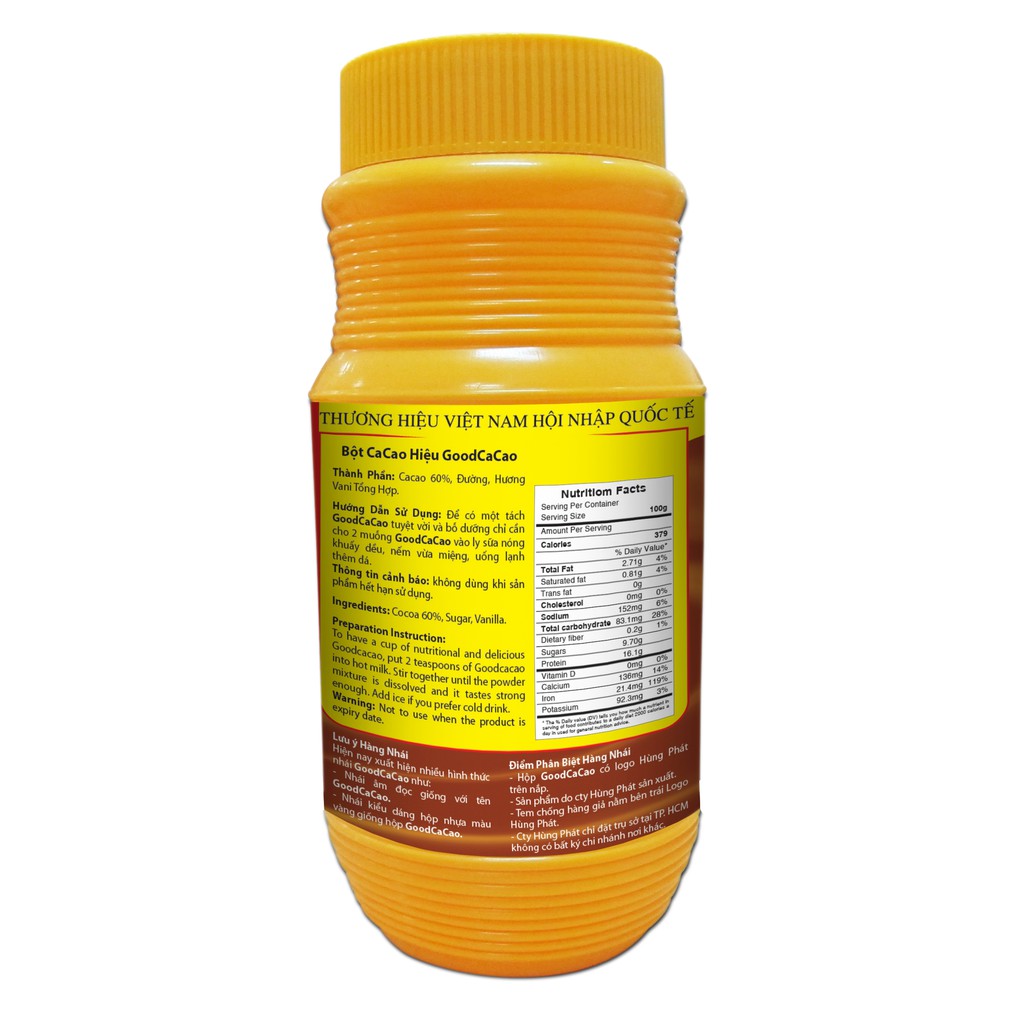 CA CAO HIỆU GOOD CACAO 500G  -  Hùng Phát