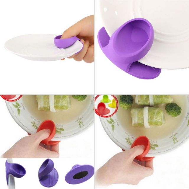 Combo 2 miếng nhấc nồi chống nóng silicon