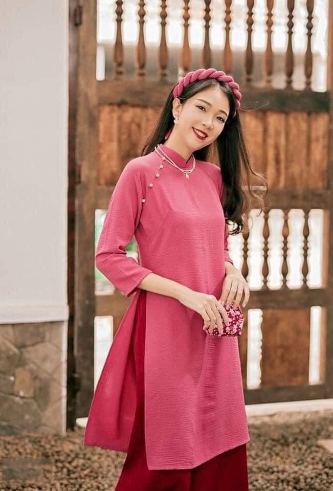 Cách tân chất lụa tây thi cao cấp dáng xuông hiện đại