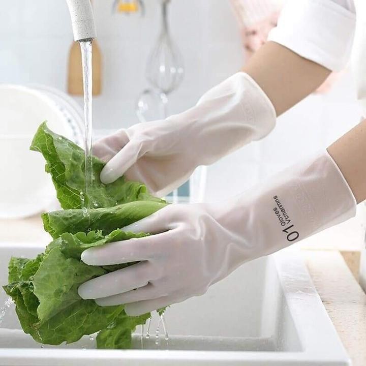 1 CẶP GĂNG TAY CAO SU HÌNH HƯƠU - GĂNG TAY CAO CẤP SIÊU DAI CẮT KHÔNG ĐỨT - GĂNG TAY SIÊU DAI LÀM VƯỜN NHÀ BẾP DỌN DẸP NHÀ CỬA CỰC TIỆN LỢI