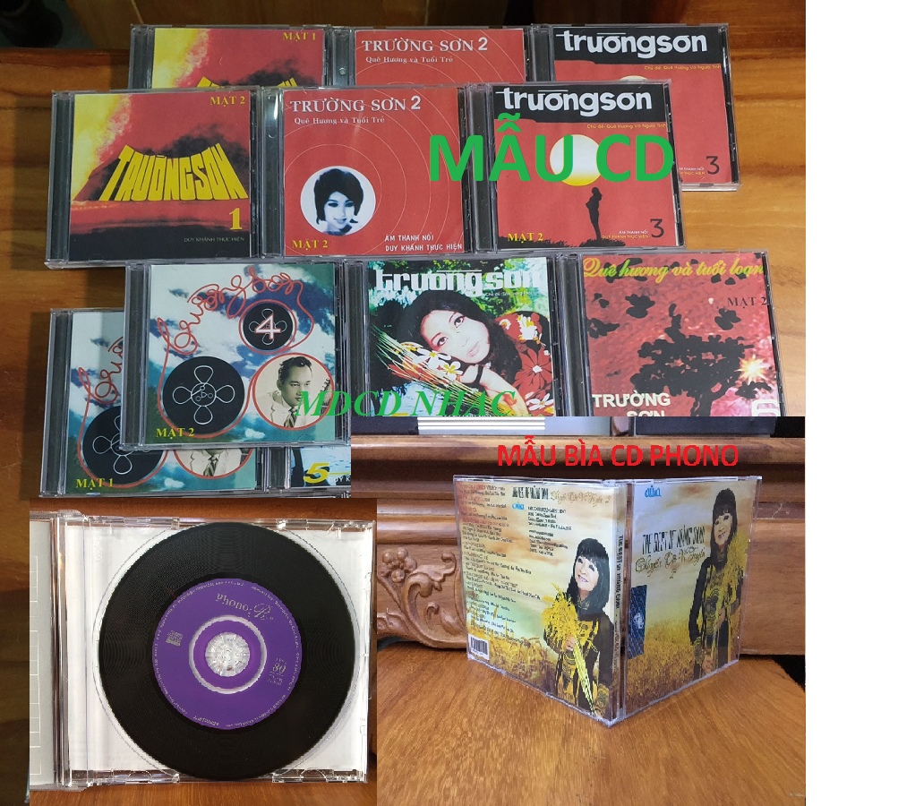 [MDCD] Bộ 4 Đĩa CD Nhạc Trịnh Công Sơn Vol 5678