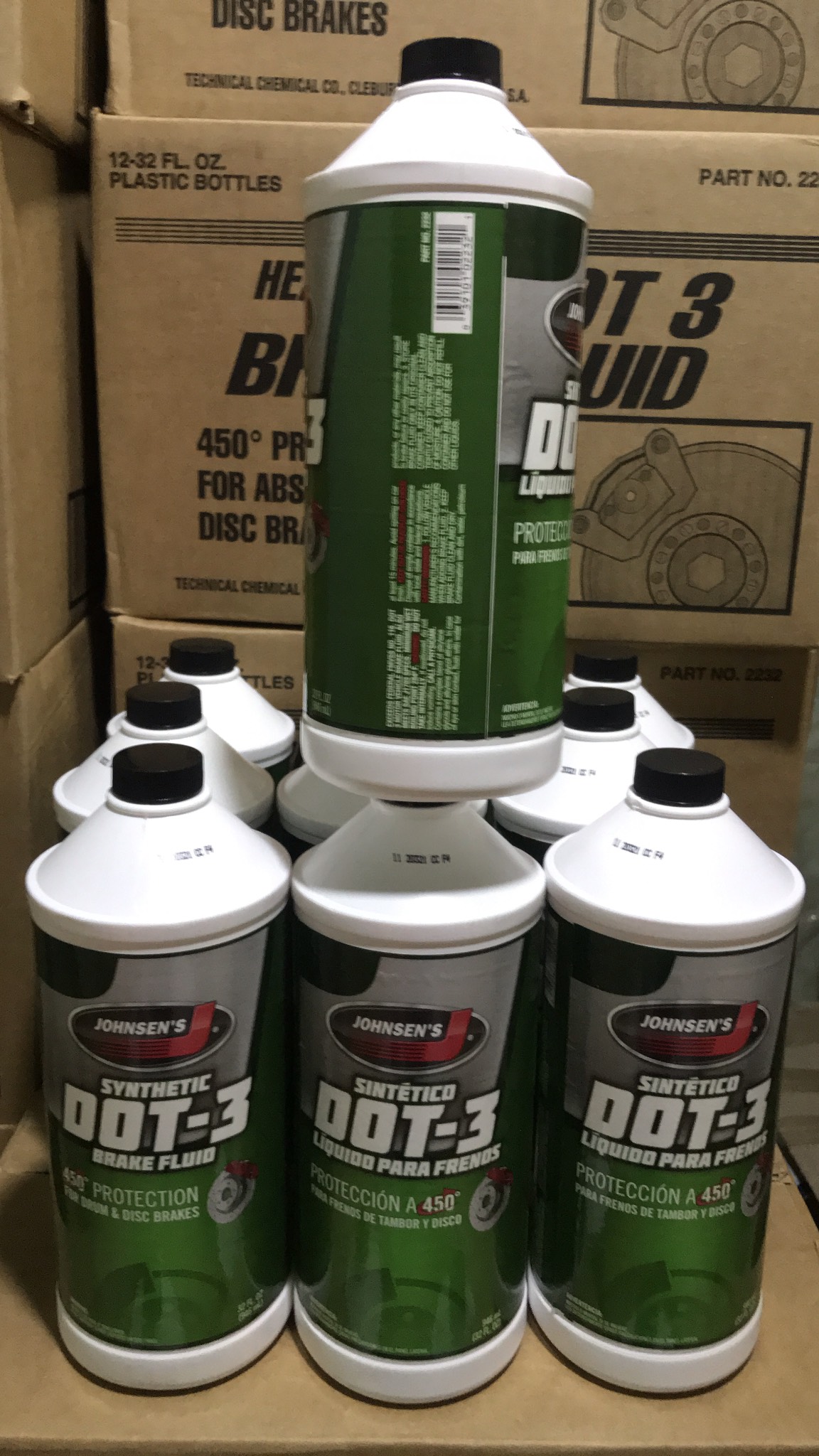 [HCM]Dầu thắng JOHNSENS DOT3 946ML Brake Fluid SX Mỹ