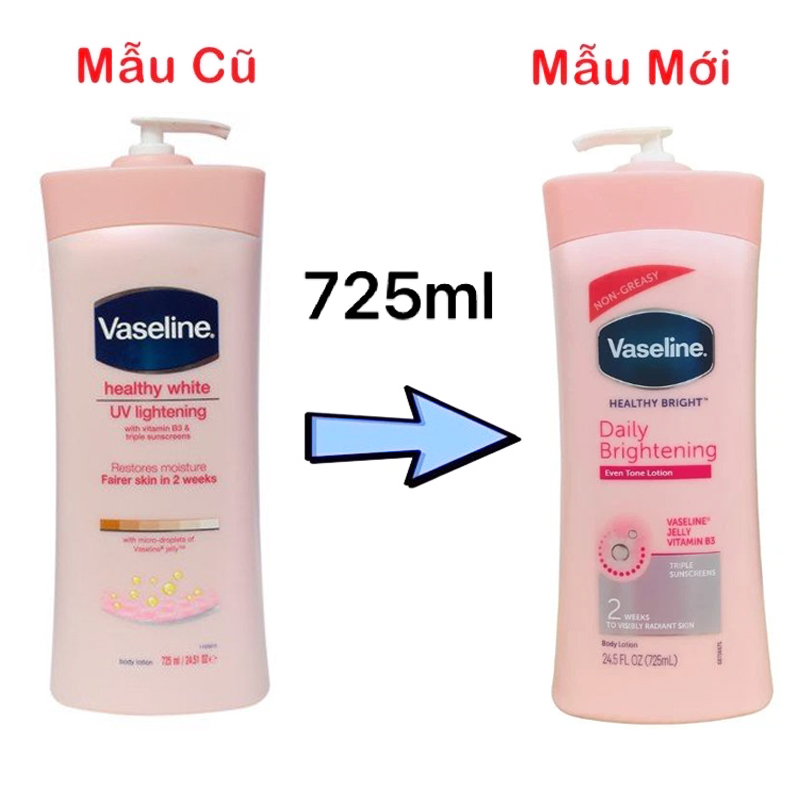 Dưỡng Thể Vaseline Healthy White UV Lightening - 725ml