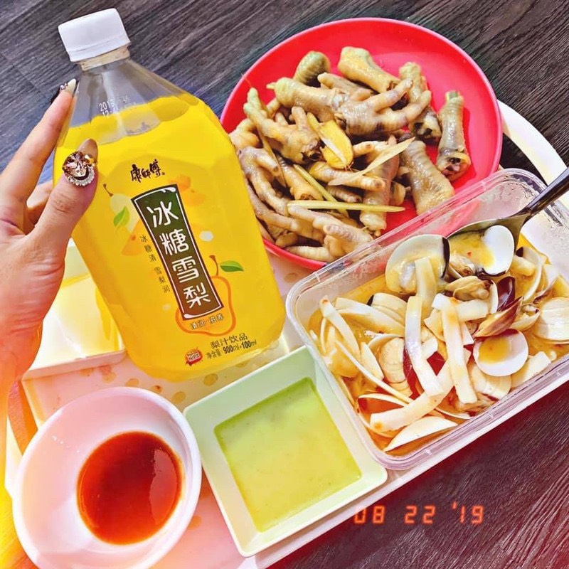 [HN] 1 THÙNG NƯỚC ÉP LÊ 12 chai/1000ml