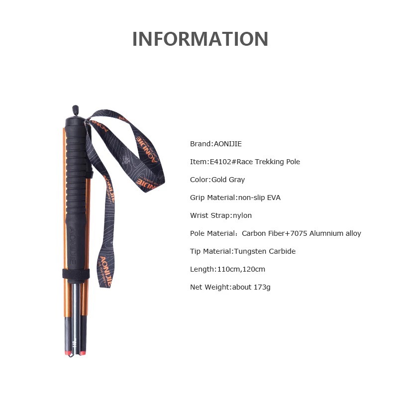 Gậy Chạy Trail AONIJIE E4102