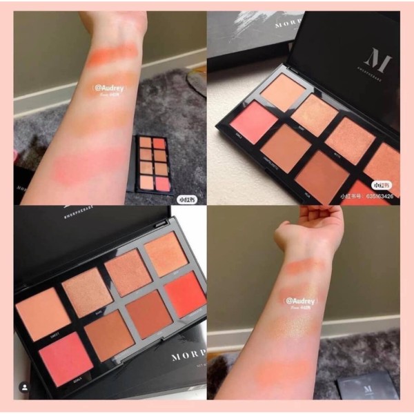[Morphe 8W] Bảng Phấn Má Hồng Morphe 8W Warm Master Với Chất Phấn Mỏng Mịn, Độ Bám Cao giá rẻ