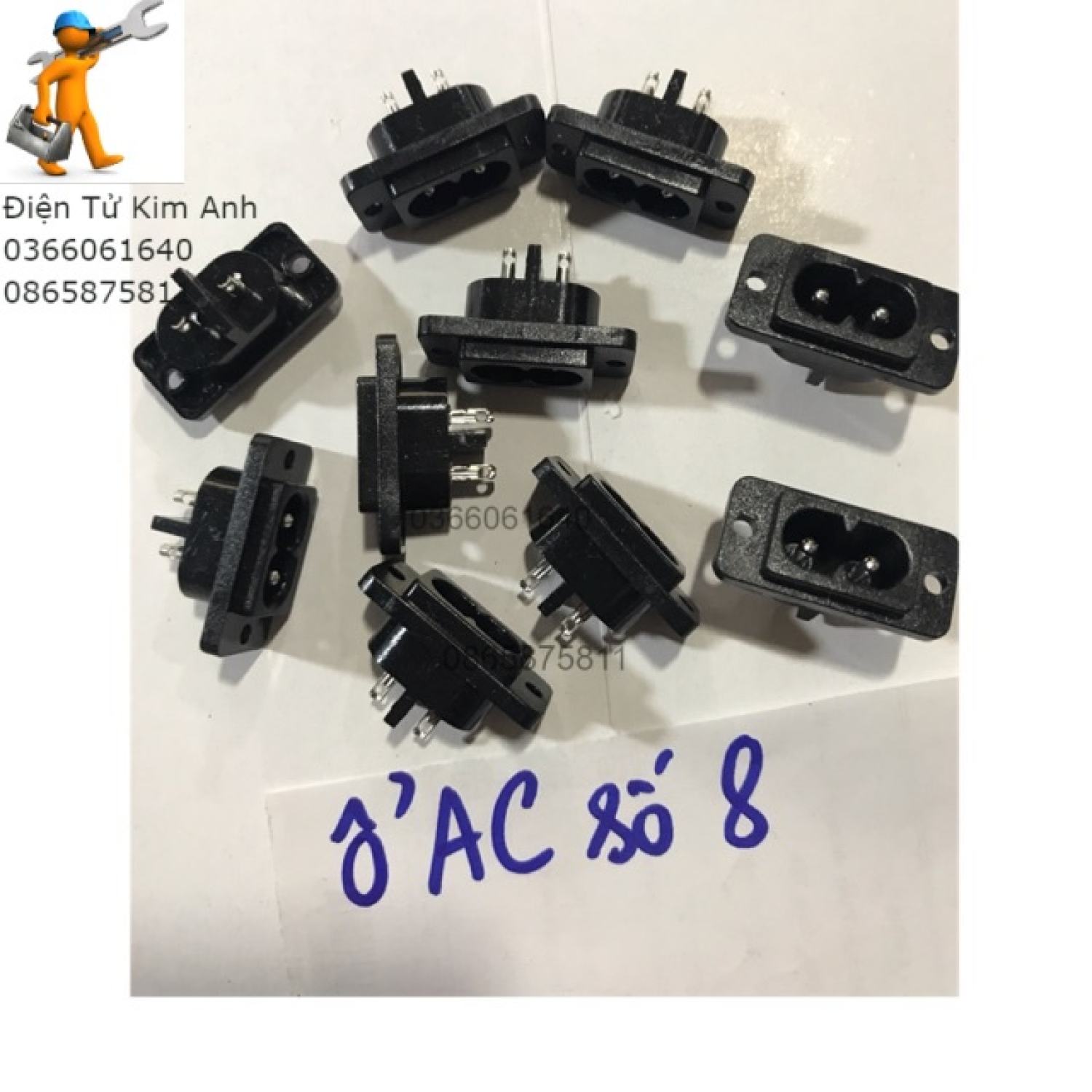 10 ổ nguồn ac số 8