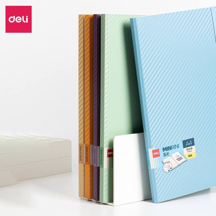 File lá văn phòng A4 Deli - 20/30/40/60 lá - chất liệu PP cao cấp - Nhiều màu - PQ601/PQ602 - Hình ảnh 8