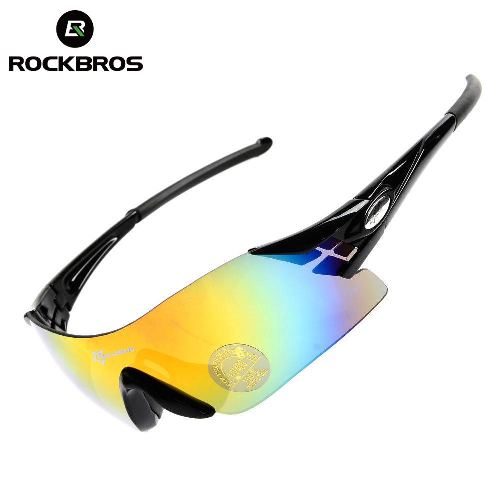 ROCKBROS UV400 Cycling Sport Glasses Sunglasses Sunglasses For Men Women Bicycle Glasses MTB Motorcycle Fishing Glasses Cycling Glasses 3 Styles