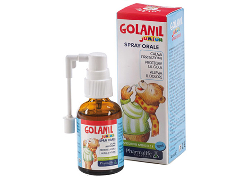 Xịt sát trùng họng ( keo ong ) - GOLANIL JUNIOR.