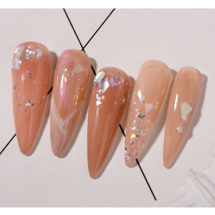 Xà Cừ Khay 6 ô Trang Trí Móng Siêu Xinh
