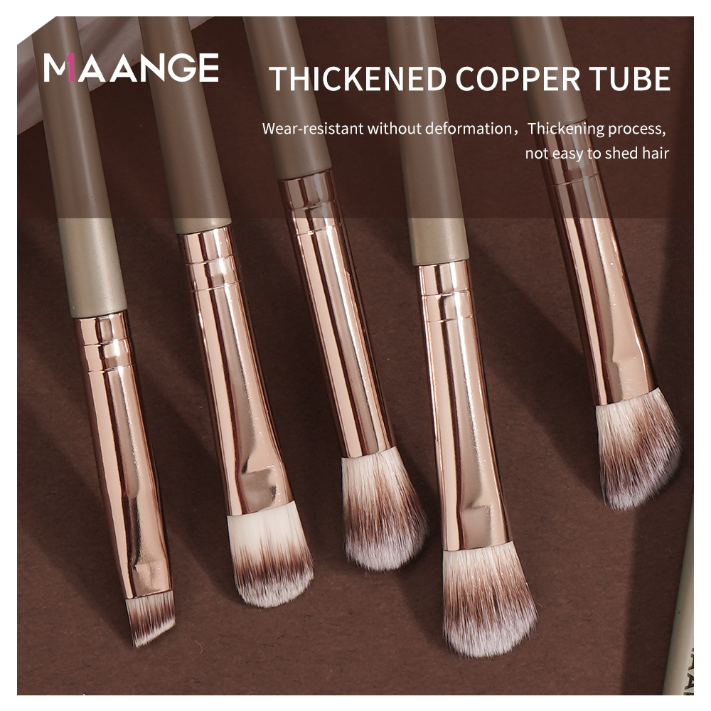 MAANGE Bộ 9 Sản Phẩm Cọ Trang Điểm Đa Năng Cọ Đánh Phấn Nền Dạng Lỏng Phấn Mắt