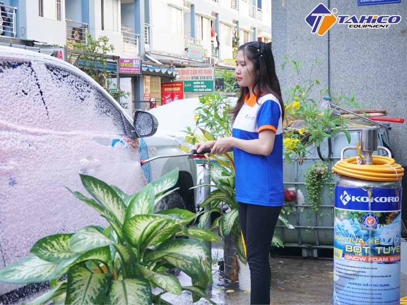 Dây phun bọt tuyết bình bọt tuyết Kokoro