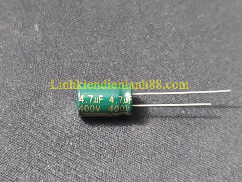 10 cái tụ hóa 4.7uf 400v mới !