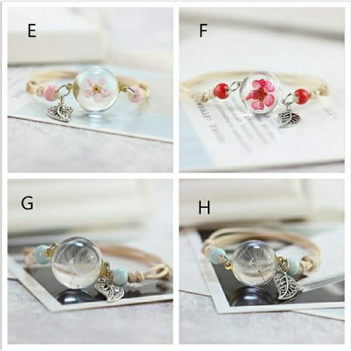 [HCM]Vòng tay lồng hoa khô phong cách