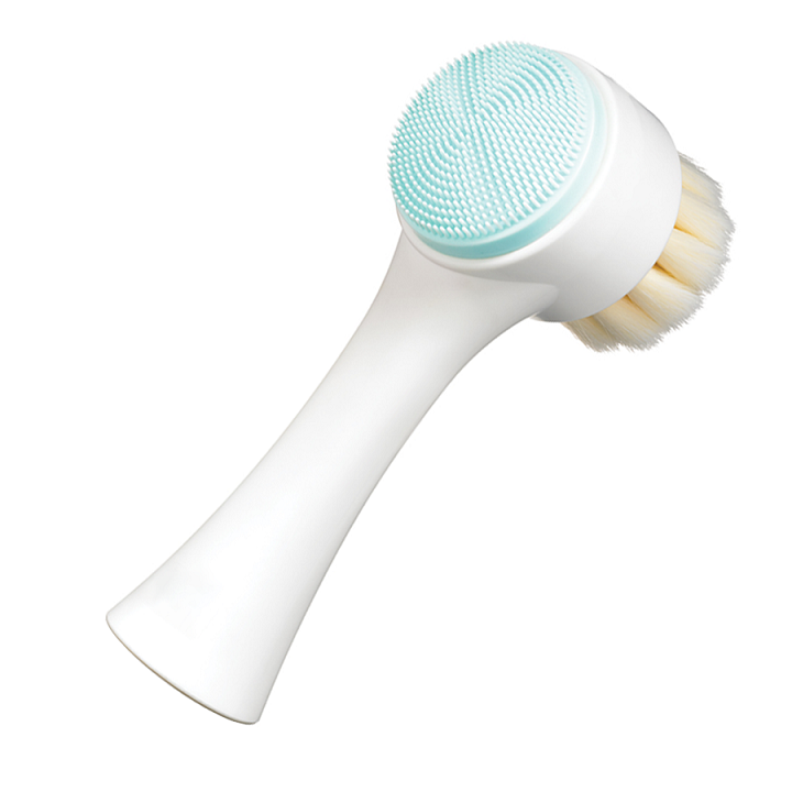 Cọ Rửa Mặt 2 Đầu Silicon Siêu Mịn