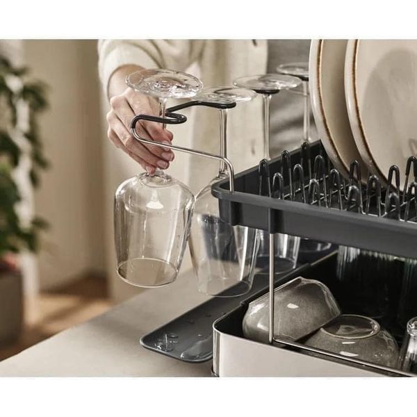 Kệ úp chén bát Josseph Joseph Excel Steel (Grey) 851647