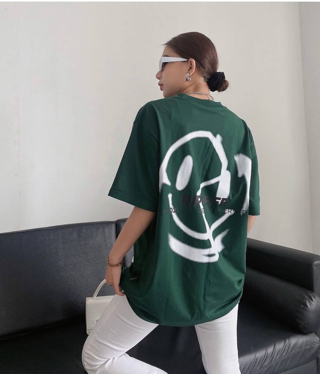 RIPOFFF Big Logo T-shirt - Green