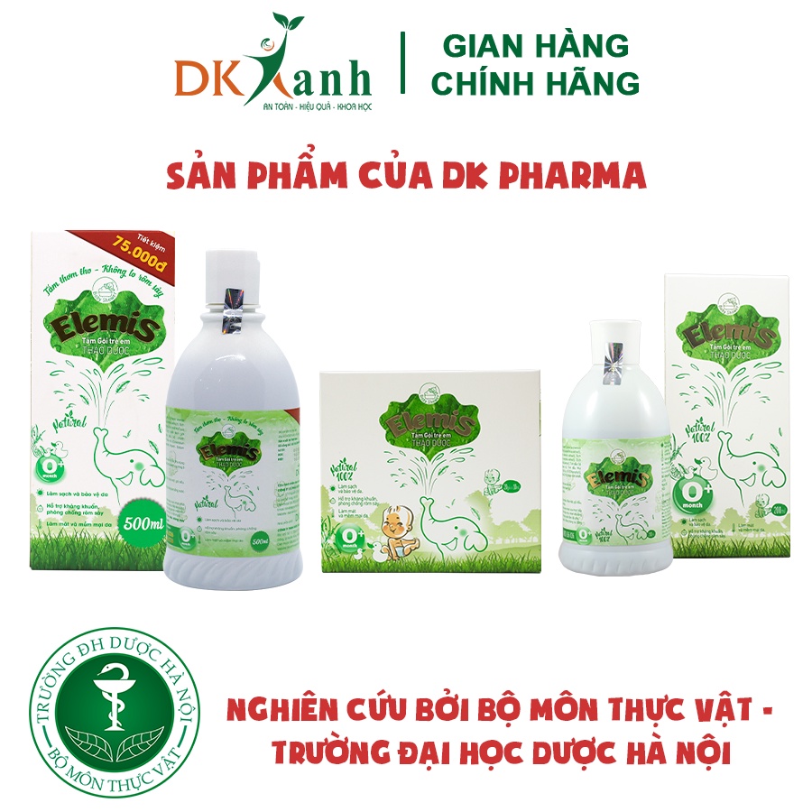 freeship - Nước tắm thảo dược Elemis - DK Pharma - Chai 200ml