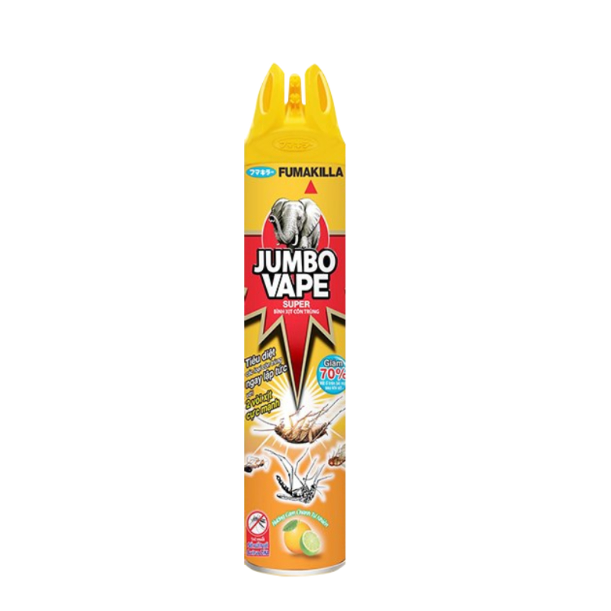 Bình xịt muỗi và côn trùng jumbo vape 600ml