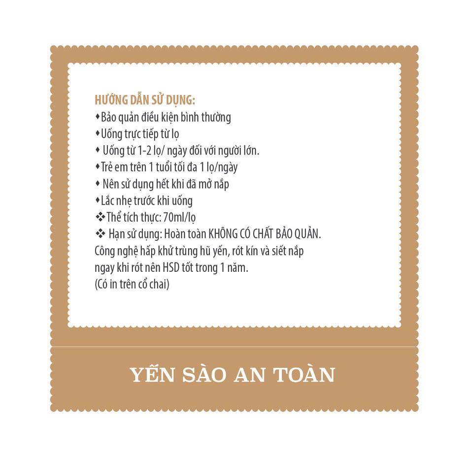 Yến Tươi Chưng Sẵn-Quý Phi