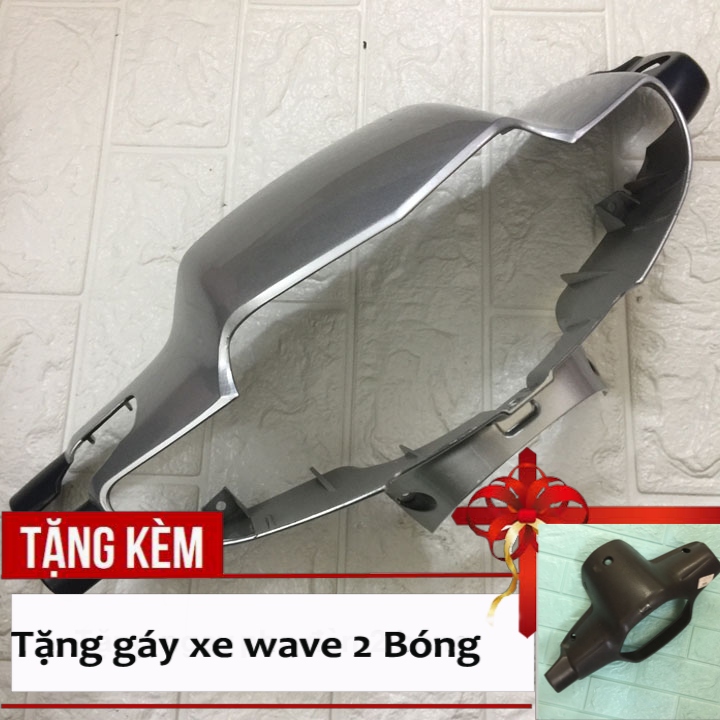 Hàng mới về - Ốp đầu trước + gáy xe máy,Đầu đèn 2 bóng phanh ĐĨA  xe Wave ZX, Wave 110, Wave Alpha đời 2002-2006