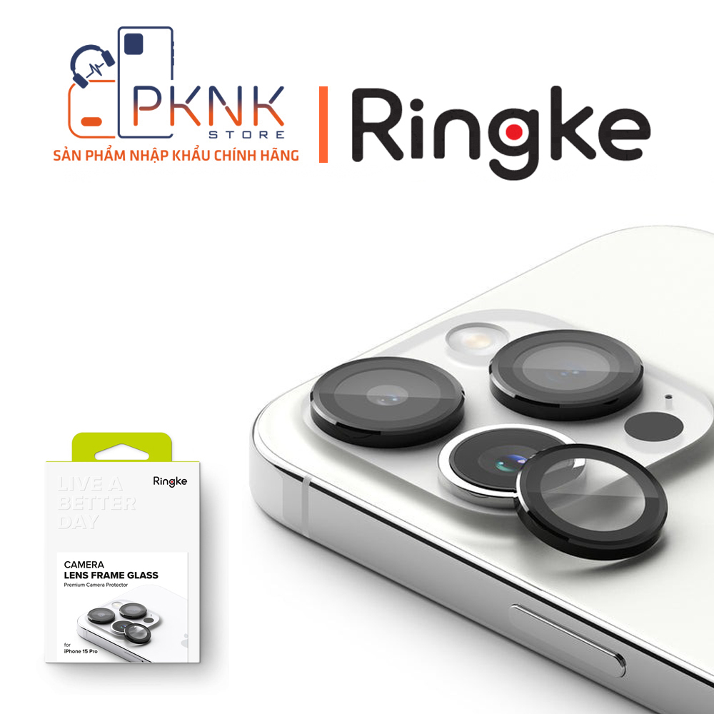 Dán Camera Ringke Lens Frame Glass iPhone 15 Pro 15 Promax
