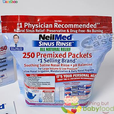 Gói Nước Muối Rửa Mũi Neilmed Sinus Rinse (250 gói)
