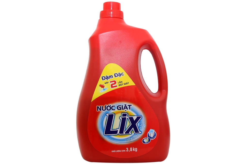 [HCM]Nước giặt Lix đậm đặc chai 3.8kg