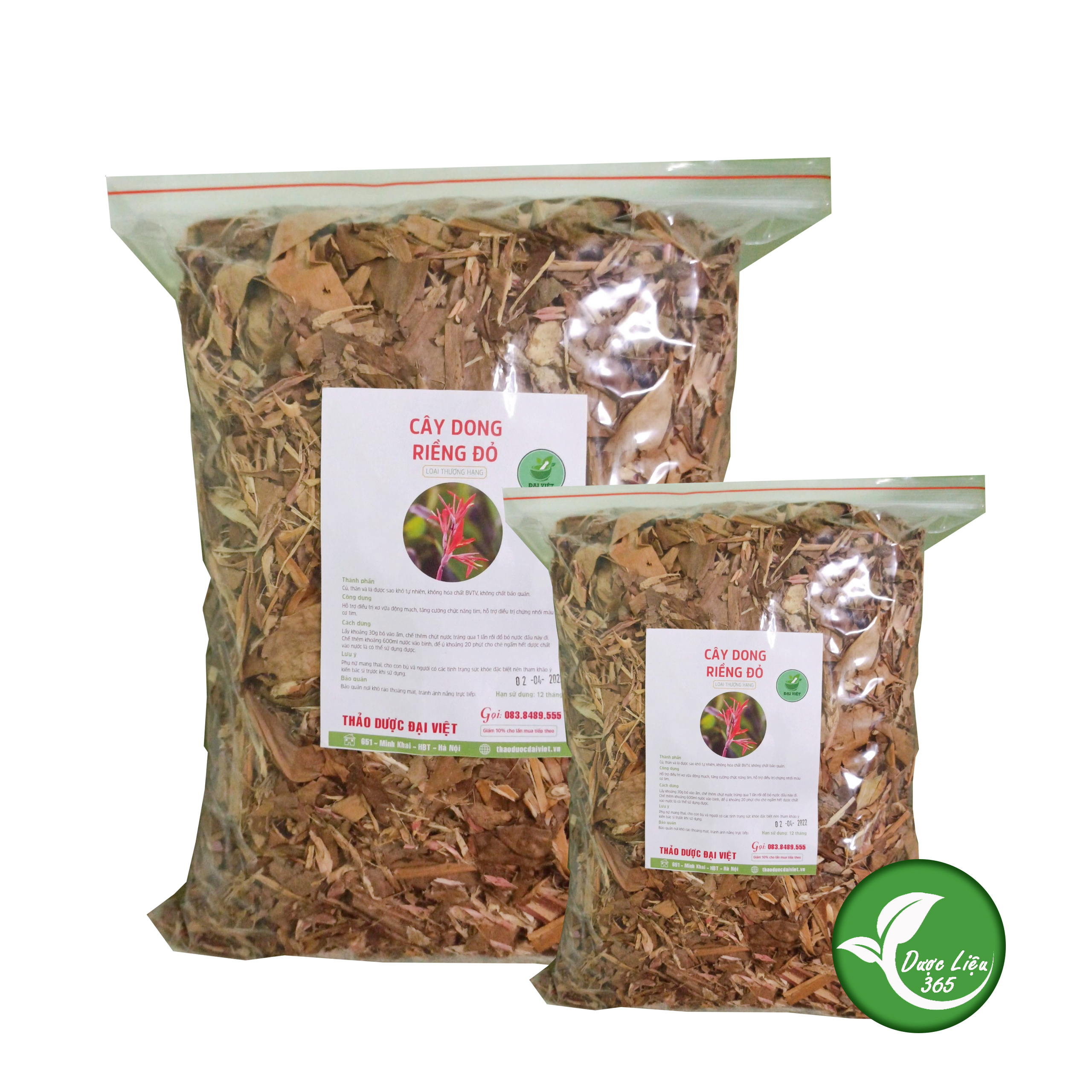 Cây dong riềng đỏ (gói 1kg) - DV162