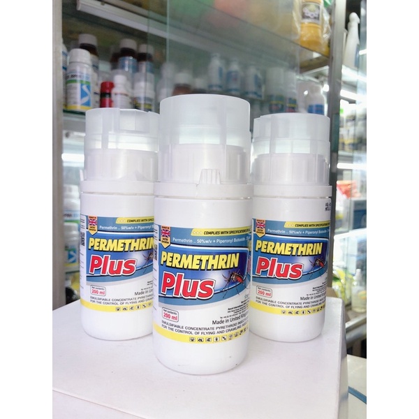 Thuốc diệt côn trùng nhập khẩu Permethrin Plus 200ml .