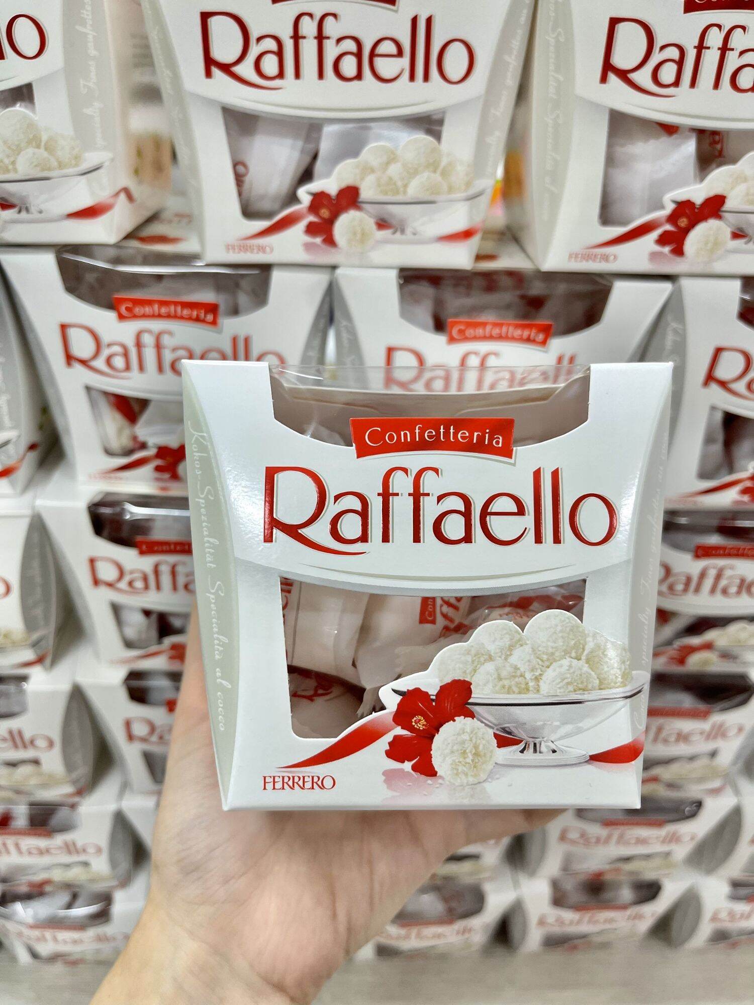 [HÀNG CHUẨN]KẸO HẠNH NHÂN SOCOLA PHỦ DỪA RAFFAELLO HOP 150GR