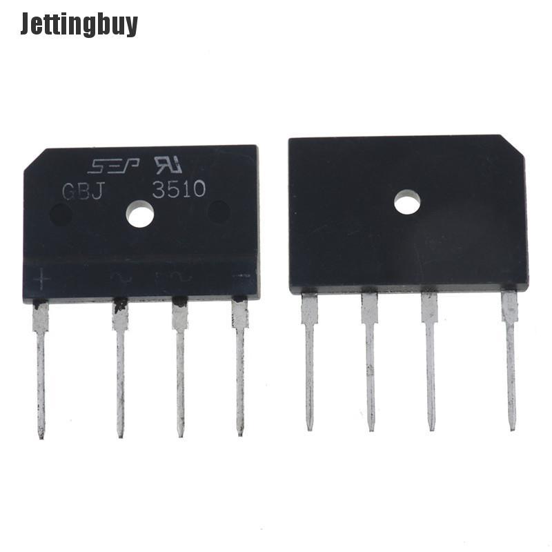 Jettingbuy Chua 5 Pcs 35A 1000V Mạch Chỉnh Lưu Cầu Đi-ốt GBJ3510