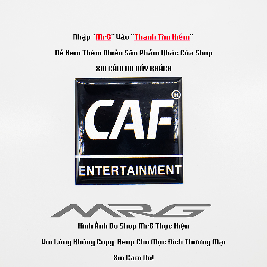 Cặp 2 Tem Loa CAF (c.a.f) 5cm x 5cm