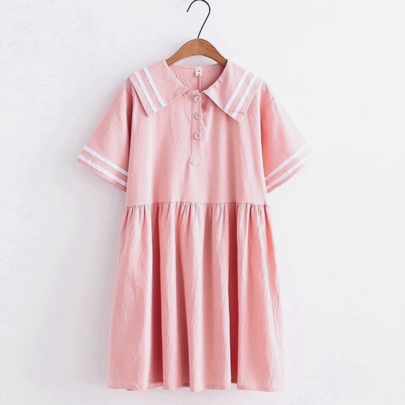 ĐẦM BANYDOLL CỔ THỦY THỦ (có ảnh thật) MS 105