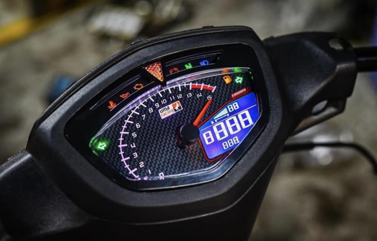 Đồng hồ uma lắp sirius 50-110cc , ex 2010