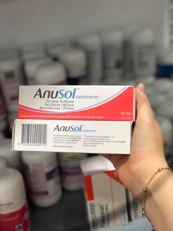 Kem bôi tri Anusol Hàng Úc