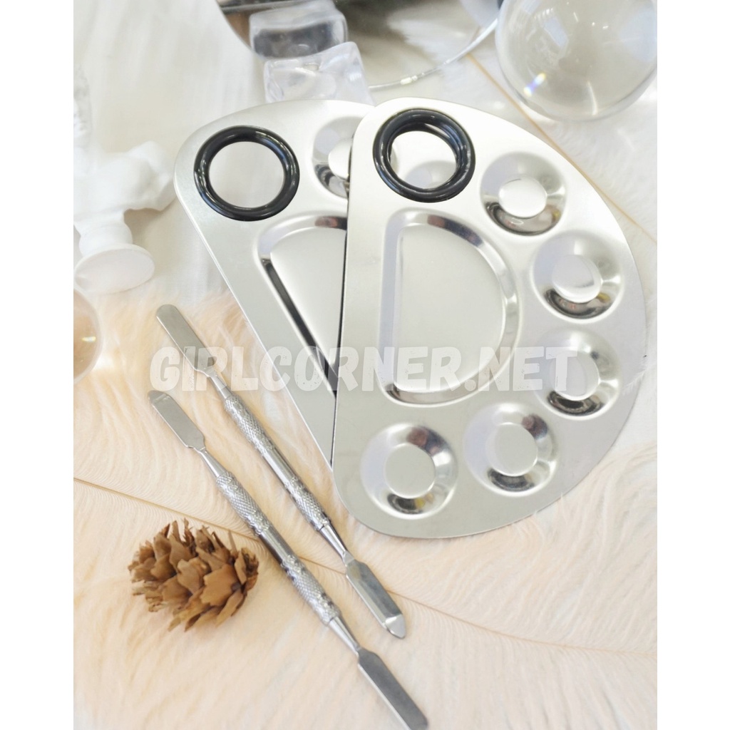 Bảng trộn nền - son - kem lót có ô Feather B