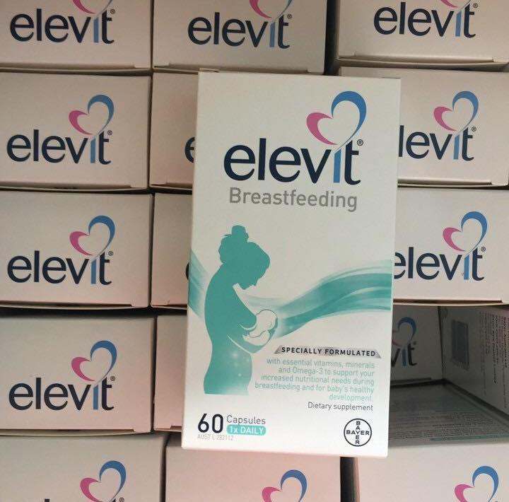 Elevit Breastfeeding Cho Phụ Nữ Sau Sinh Của Úc (60 Viên)