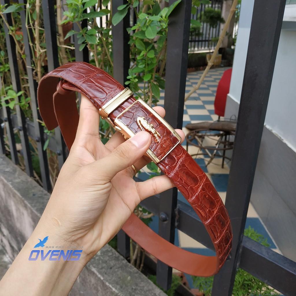 [FREE SHIP] Thắt Lưng Da Cá Sấu Liền Nguyên Con [DA CÁ SẤU THẬT 100% RẤT BỀN]